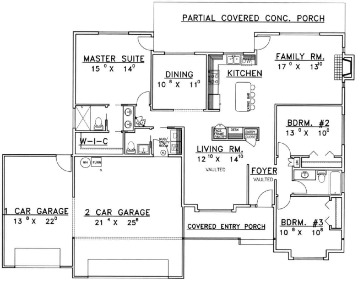Floorplan for House Plan #039-00354