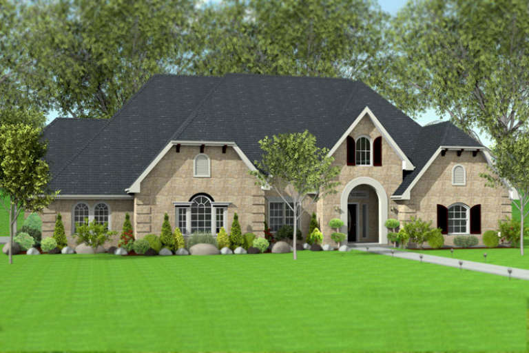 House Plan House Plan #16950 Front Elevation