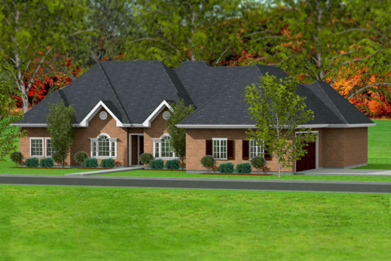 House Plan House Plan #16951 Front Elevation