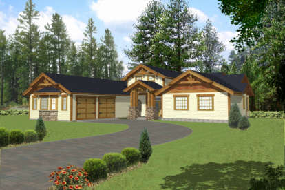3 Bed, 2 Bath, 2451 Square Foot House Plan - #039-00355