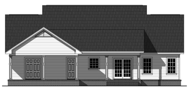 French Country House Plan #348-00249 Elevation Photo