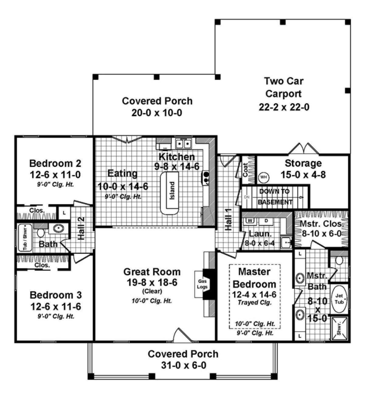 Main Floor for House Plan #348-00249