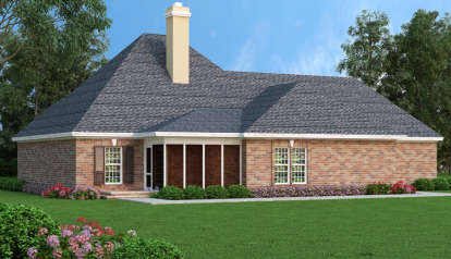 Southern House Plan #048-00237 Elevation Photo