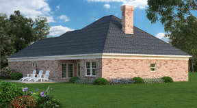 European House Plan #048-00238 Elevation Photo