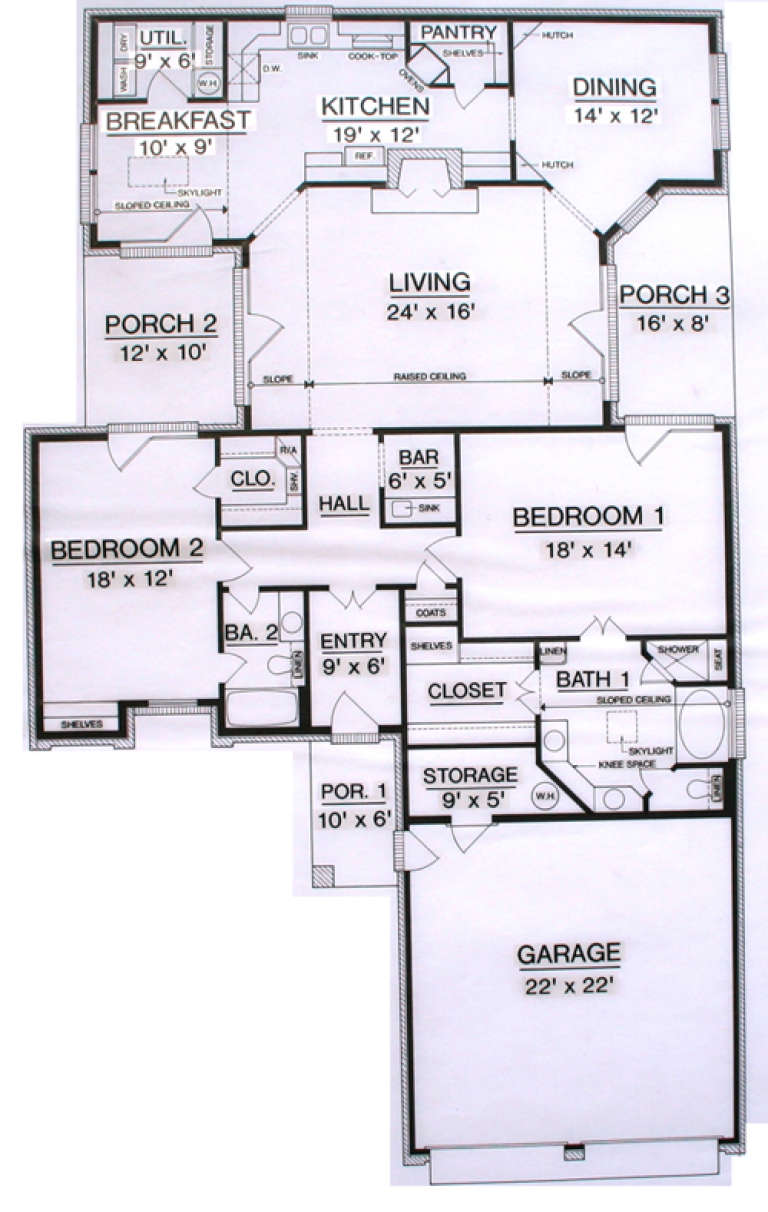 House Plan House Plan #16965 Drawing 1