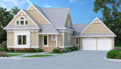 Farmhouse House Plan #048-00239 Elevation Photo