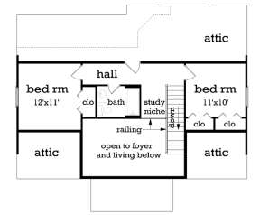 Floorplan 2 for House Plan #048-00240