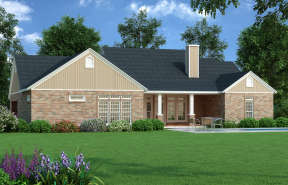 Craftsman House Plan #048-00241 Elevation Photo