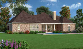 Craftsman House Plan #048-00242 Elevation Photo