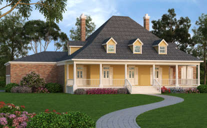 House Plan House Plan #16972 Front Elevation