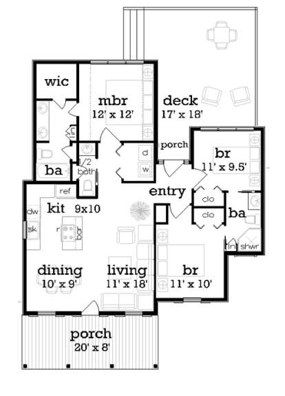 Floorplan1 for House Plan #048-00246