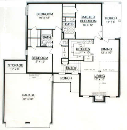 Floorplan1 for House Plan #048-00248