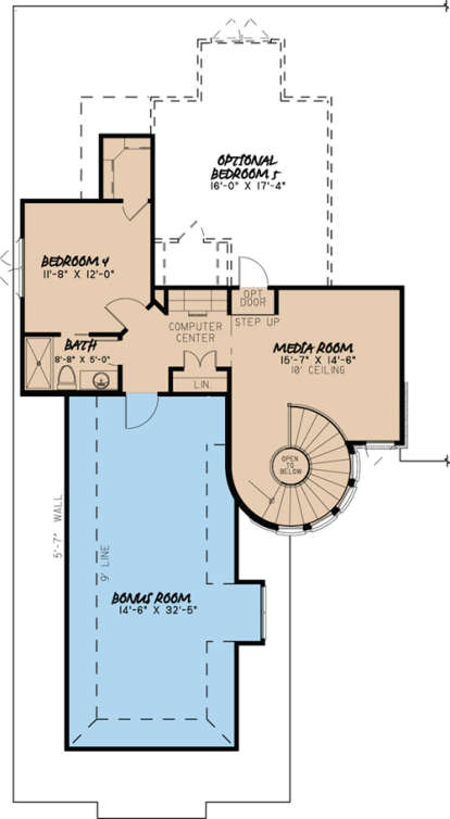 Floorplan 2 for House Plan #8318-00001