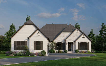 European House Plan #8318-00003 Elevation Photo