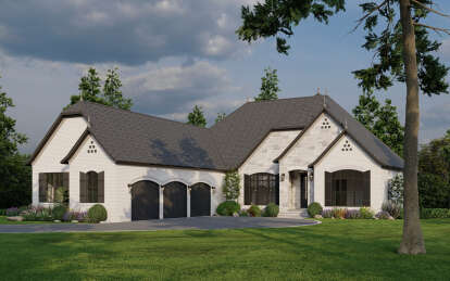 European House Plan #8318-00003 Elevation Photo