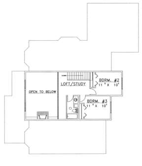 Second Floor for House Plan #039-00357