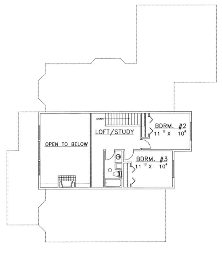 House Plan House Plan #1698 Drawing 3