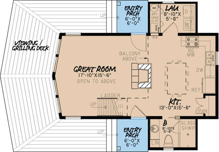 House Plan House Plan #16981 Drawing 1