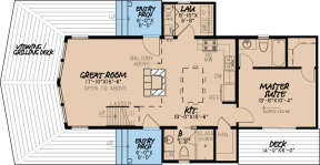 Floorplan 1 for House Plan #8318-00006