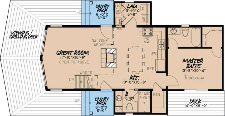 House Plan House Plan #16982 Drawing 1