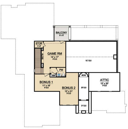 House Plan House Plan #16984 Drawing 2