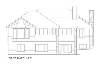 Traditional House Plan #5445-00235 Elevation Photo