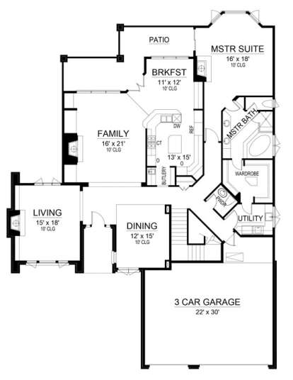 House Plan House Plan #16987 Drawing 1