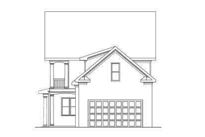 Traditional House Plan #009-00245 Elevation Photo