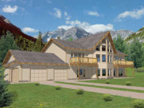 Northwest House Plan #039-00358 Elevation Photo