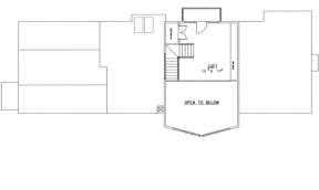Loft Floor for House Plan #039-00358