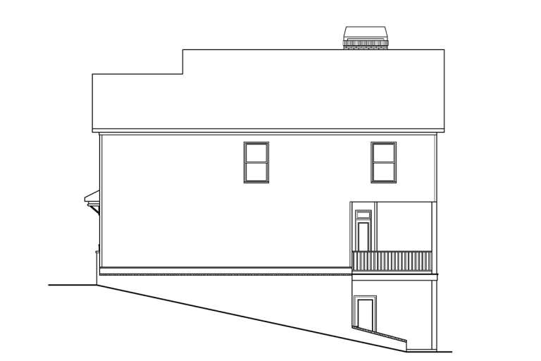 Country House Plan #009-00247 Elevation Photo