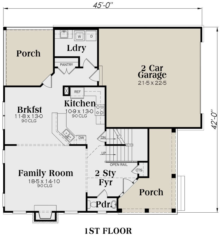 House Plan House Plan #16990 Drawing 1