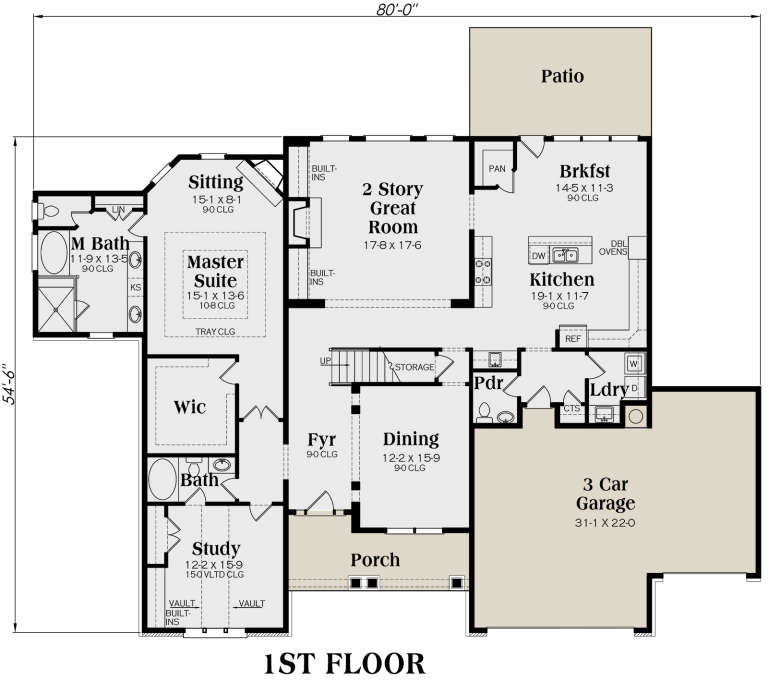 House Plan House Plan #16991 Drawing 1