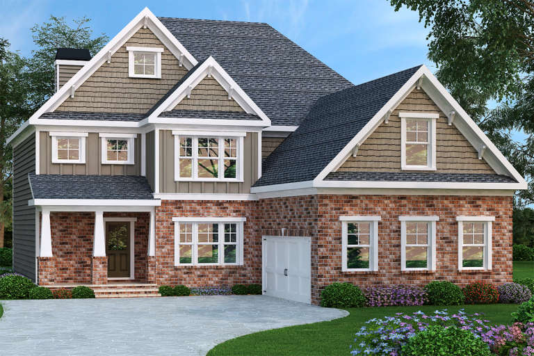 House Plan House Plan #16992 Front Elevation 