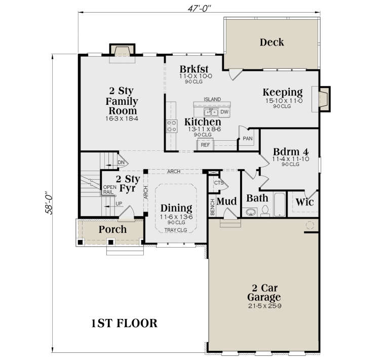 House Plan House Plan #16992 Drawing 1