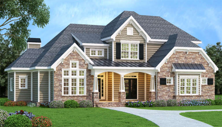 House Plan House Plan #16996 Front Elevation