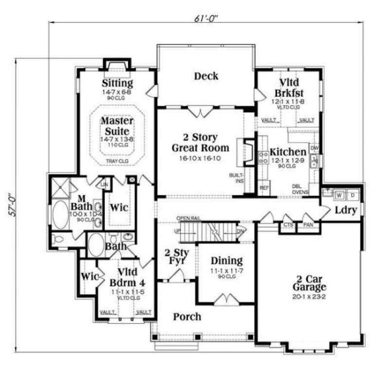House Plan House Plan #16996 Drawing 1