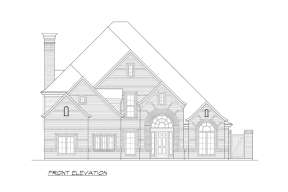 Luxury House Plan #5445-00237 Elevation Photo
