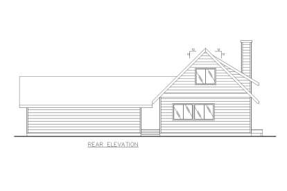 Vacation House Plan #039-00359 Elevation Photo