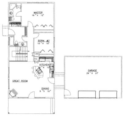 House Plan House Plan #1700 Drawing 1