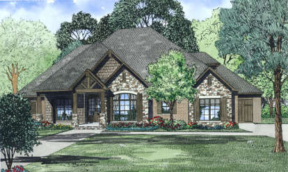 Mountain House Plan #110-01028 Elevation Photo