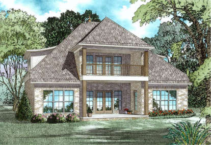 European House Plan #110-01032 Elevation Photo