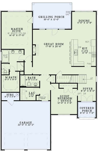 House Plan House Plan #17006 Drawing 1