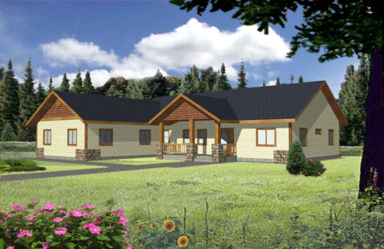 House Plan House Plan #1701 Front Elevation