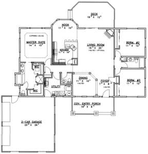 Floorplan for House Plan #039-00360