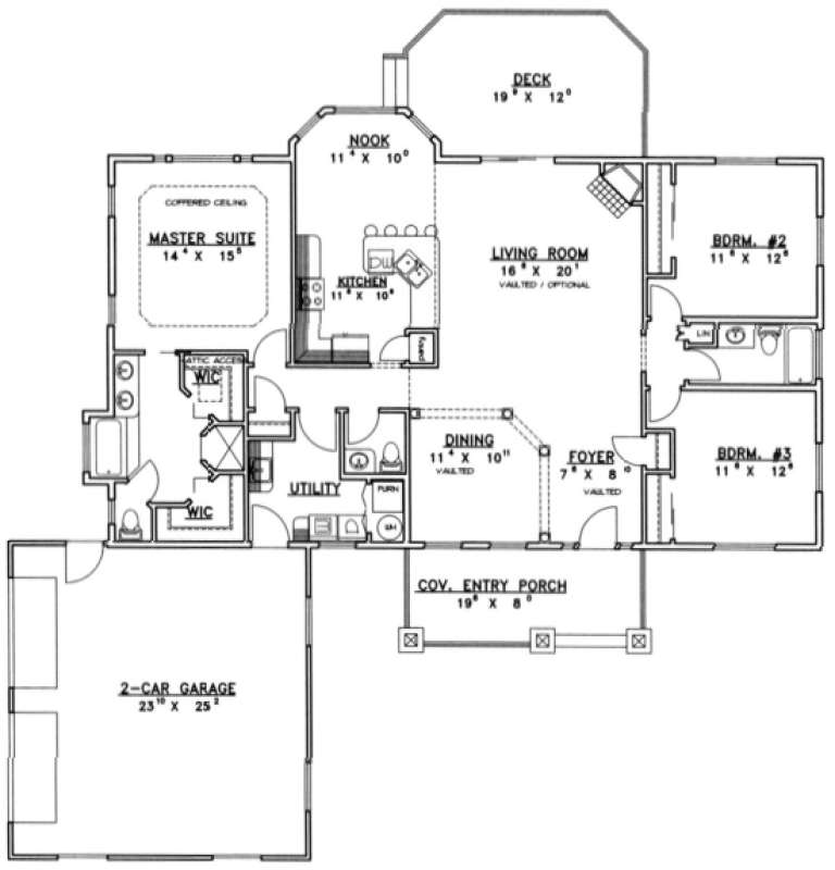 House Plan House Plan #1701 Drawing 1