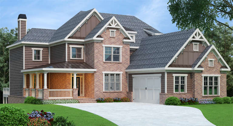 House Plan House Plan #17024 Front Elevation