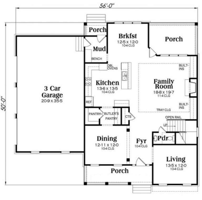 House Plan House Plan #17028 Drawing 1