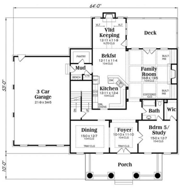 House Plan House Plan #17031 Drawing 1