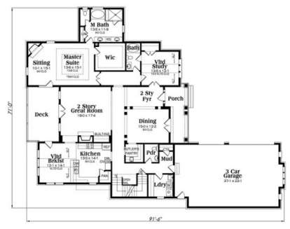 House Plan House Plan #17034 Drawing 1
